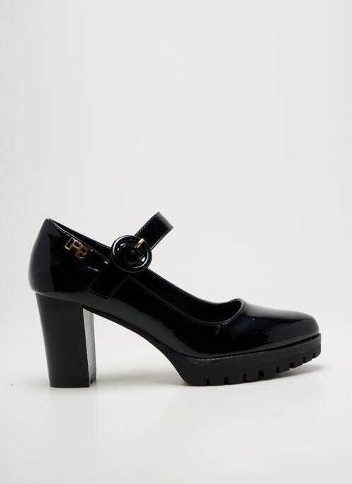 Pantofi cu toc închidere cu buclă(e) toc de 7 la 9 cm negru LPB femme