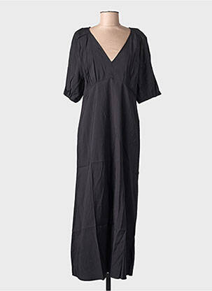Rochie lungă mâneci scurte mâneci scurte negru B.YOUNG femeie