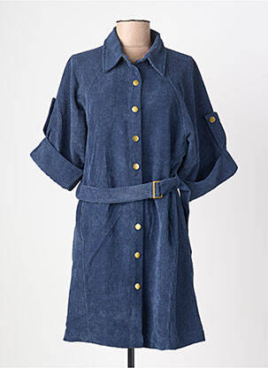 Rochie scurtă mâneci scurte mâneci scurte albastru MOLLY BRACKEN femme