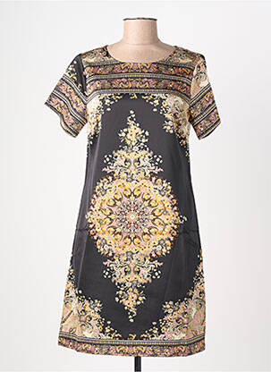 Rochie scurtă mâneci scurte mâneci scurte negru MOLLY BRACKEN femeie