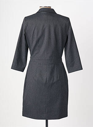 Rochie scurtă mâneci 3/4 mâneci 3/4 gri MORGAN femeie
