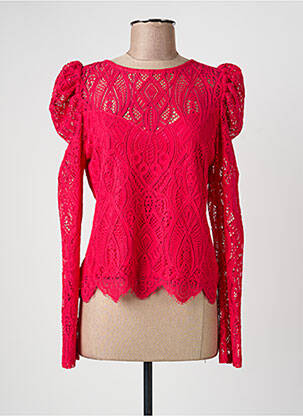 Top croială cambrată mâneci lungi roz MORGAN femme