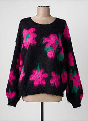 Pulover elasticitate mâneci lungi negru MOLLY BRACKEN femeie