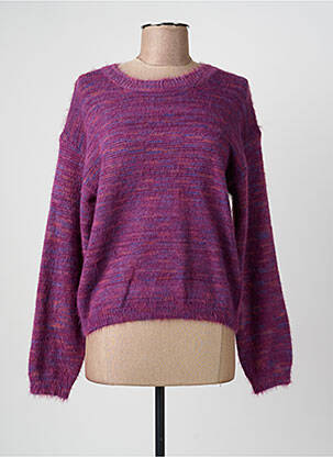 Pulover elasticitate mâneci lungi violet MOLLY BRACKEN femme