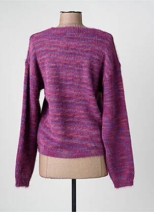 Pulover elasticitate mâneci lungi violet MOLLY BRACKEN femeie