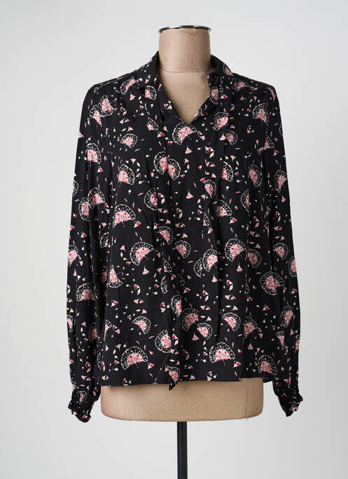 Cămașă imprimeu floral mâneci lungi negru LOLA ESPELETA femme