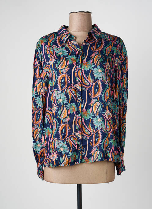 Cămașă croială dreaptă mâneci lungi albastru LOLA ESPELETA femme