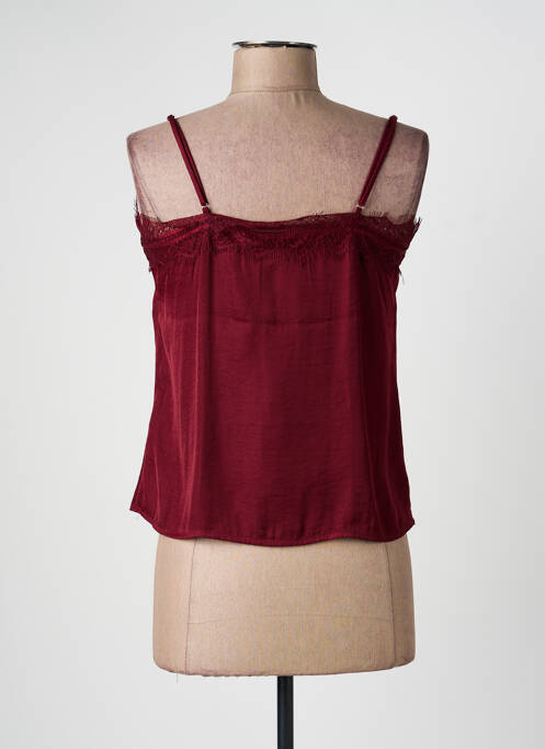 Top elasticitate bretele subțiri roșu MORGAN femme