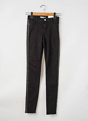 Pantalon slim buzunare negru MORGAN femeie
