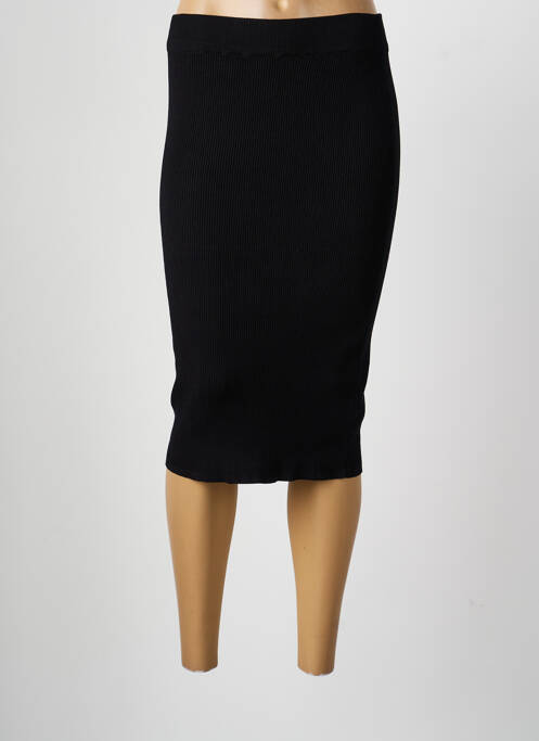 Fustă midi elasticitate negru B.YOUNG femme