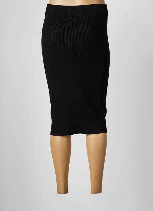 Fustă midi elasticitate negru B.YOUNG femme