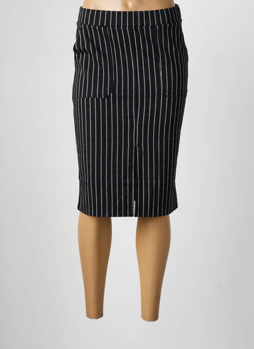 Fustă midi talie elastică gri B.YOUNG femme