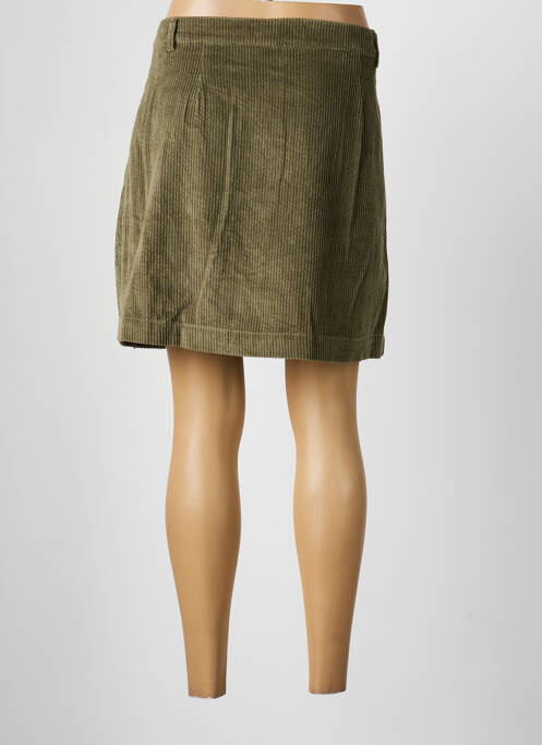 Fustă scurtă buzunare verde DEELUXE femme