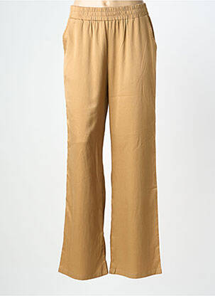 Pantalon drept talie elastică bej B.YOUNG femeie