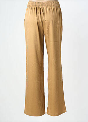 Pantalon drept talie elastică bej B.YOUNG femeie