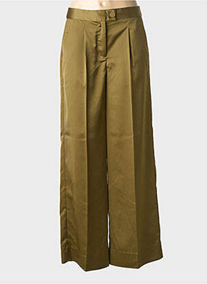 Pantalon evazat croială evazată verde 69.95 femeie