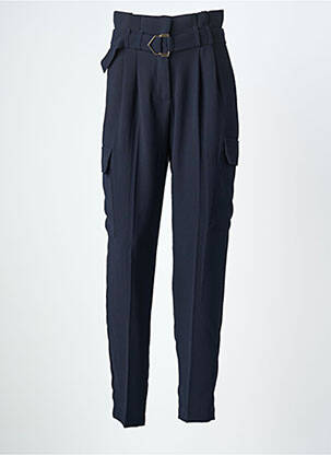 Pantalon slim buzunare albastru MORGAN femeie