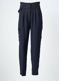 Pantalon slim buzunare albastru MORGAN femme