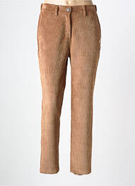 Pantalon slim talie elastică maro LOLA ESPELETA femme
