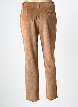 Pantalon slim talie elastică maro LOLA ESPELETA femeie