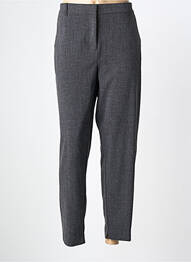 Pantalon drept închidere cu fermoar sub clapetă cu cârlig gri B.YOUNG femme
