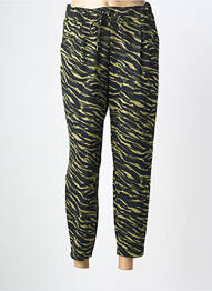 Pantalon slim talie elastică verde B.YOUNG femeie