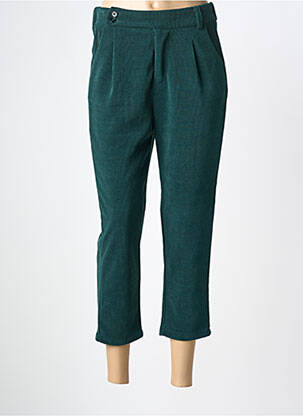 Pantalon 7/8 talie elastică verde MOLLY BRACKEN femeie