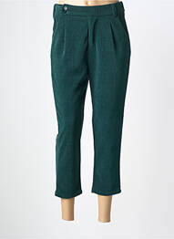 Pantalon 7/8 talie elastică verde MOLLY BRACKEN femeie