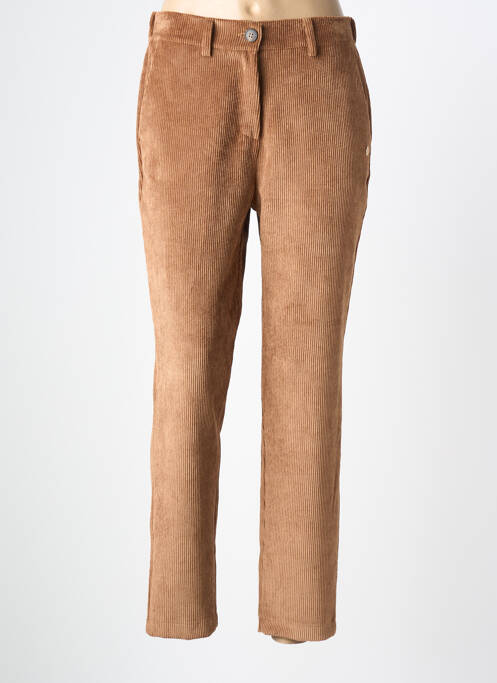 Pantalon slim talie elastică maro LOLA ESPELETA femme