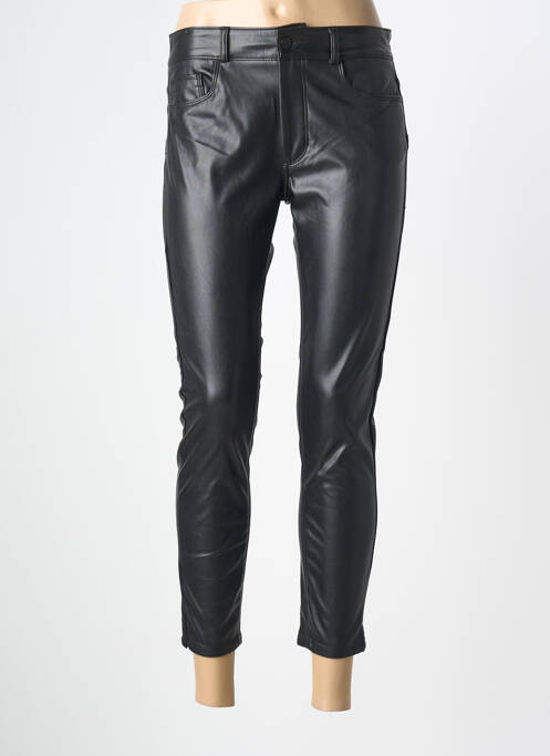 Pantalon 7/8 închidere cu fermoar sub clapetă cu nasturi negru SALSA femme