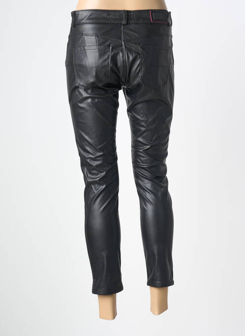 Pantalon 7/8 închidere cu fermoar sub clapetă cu nasturi negru SALSA femme