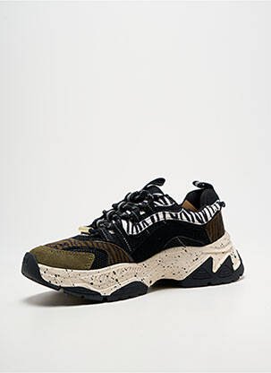 Adidași vârf rotund toc de 4 la 6 cm verde STEVE MADDEN femeie