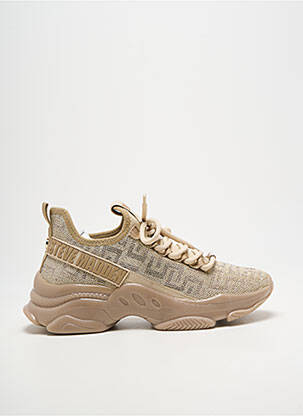Adidași țesătură satinată toc de 4 la 6 cm bej STEVE MADDEN femeie