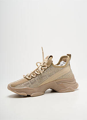 Adidași țesătură satinată toc de 4 la 6 cm bej STEVE MADDEN femeie