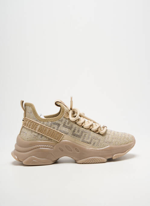 Adidași țesătură satinată toc de 4 la 6 cm bej STEVE MADDEN femme