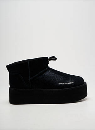 Botine/ghete umplută toc de 4 la 6 cm negru KARL LAGERFELD femeie