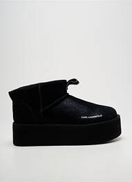 Botine/ghete umplută toc de 4 la 6 cm negru KARL LAGERFELD femme