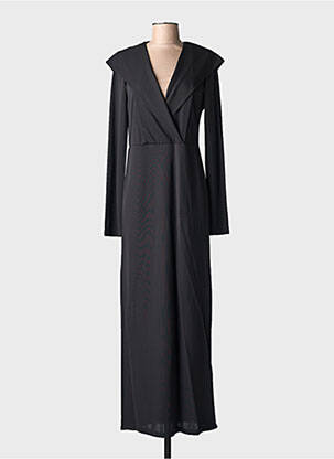 Rochie lungă mâneci lungi mâneci lungi negru TWINSET femeie