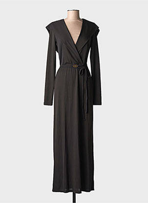 Rochie lungă mâneci lungi mâneci lungi negru TWINSET femeie