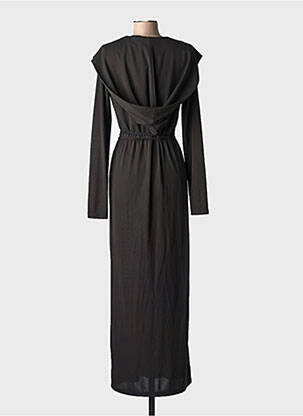 Rochie lungă mâneci lungi mâneci lungi negru TWINSET femeie