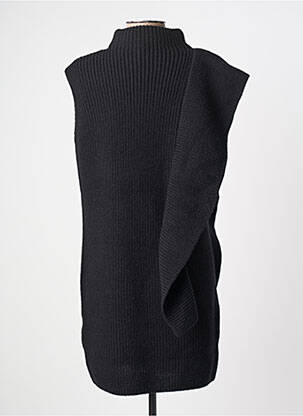 Rochie pulover croială dreaptă mâneci scurte negru LIU JO femeie