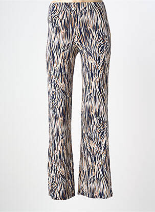Pantalon drept elasticitate mărime normală bej AU SOLEIL DE ST TROPEZ femeie