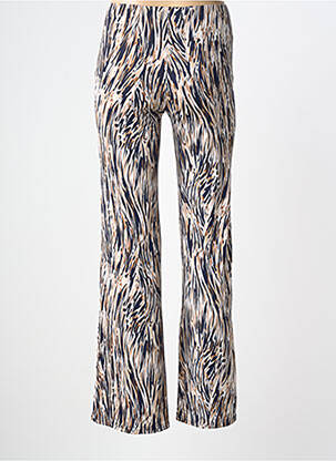 Pantalon drept elasticitate mărime normală bej AU SOLEIL DE ST TROPEZ femeie
