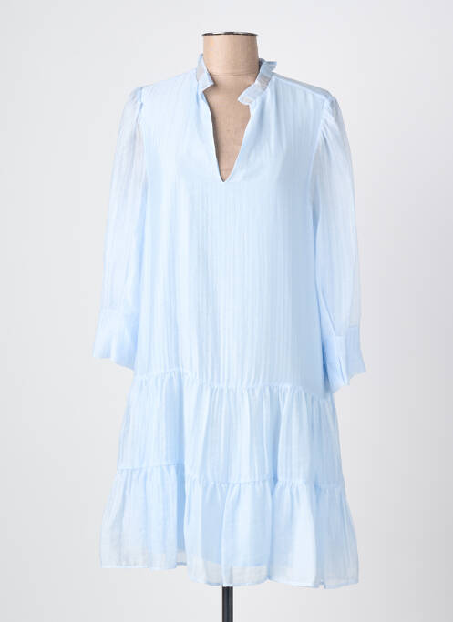Rochie scurtă mâneci lungi mâneci lungi albastru LIU JO femme