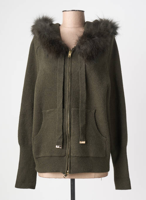 Jachete casual croială dreaptă verde AU SOLEIL DE ST TROPEZ femme
