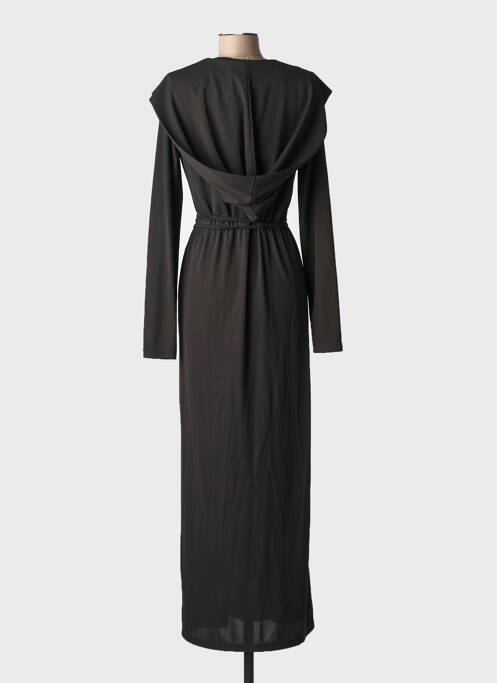 Rochie lungă mâneci lungi mâneci lungi negru TWINSET femme