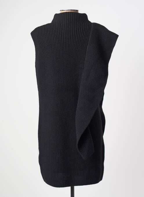 Rochie pulover guler col înalt mâneci scurte negru LIU JO femme