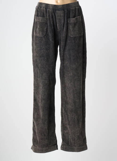 Pantalon drept talie elastică mărime normală maro ONE TEE femme