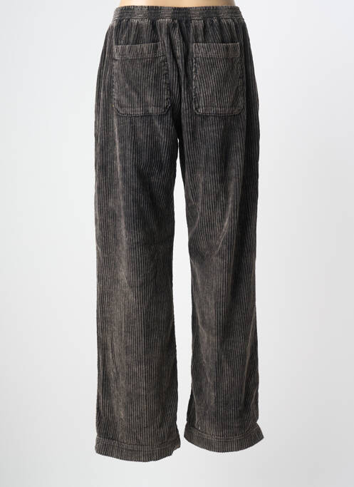Pantalon drept talie elastică mărime normală maro ONE TEE femme
