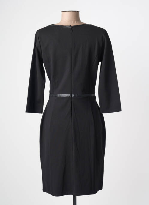 Rochie midi mâneci 3/4 mâneci 3/4 negru SURKANA femme